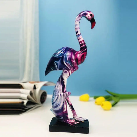 Flamingo-Skulptur<br> Rosa