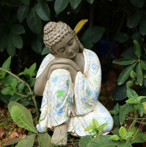 Buddha-Statue Schlafende Frau außen 21 cm