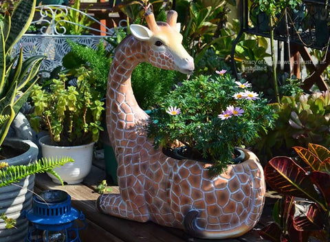 Statue Giraffe für den Außenbereich 49 cm