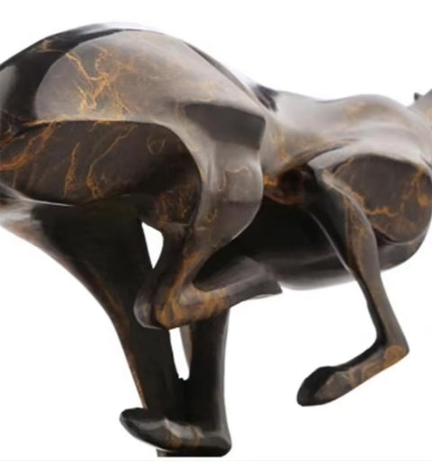 Statue Leopard Bronze 36 cm