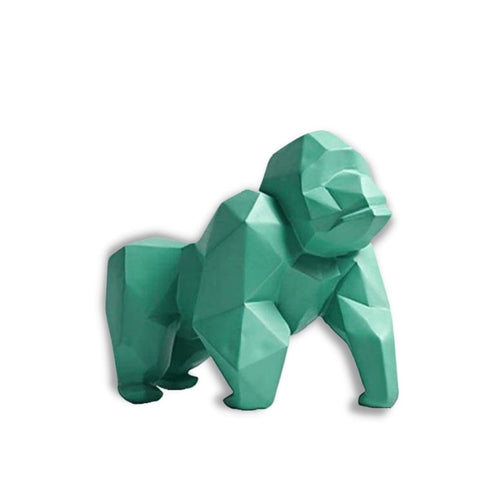 Origami-Gorilla-Statue aus Kunstharz, 22 cm