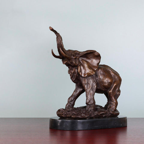 Bronzeelefant 29 cm