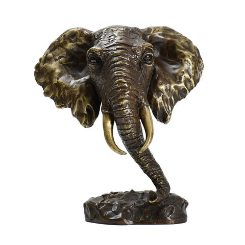 Bronzetier Elefant 20 cm