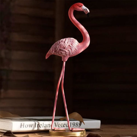 Rosa Flamingo-Statue