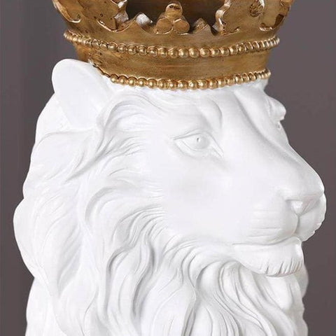 Löwenstatue-Dekoration<br> König 20 cm