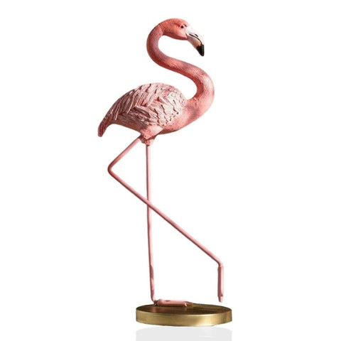 Rosa Flamingo-Statue