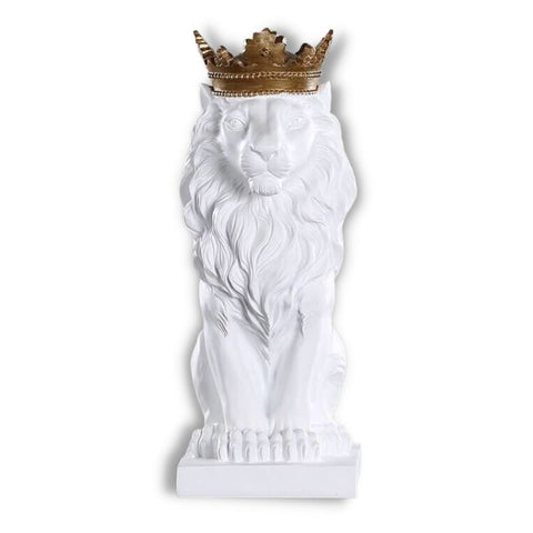 Löwenstatue-Dekoration<br> König 20 cm